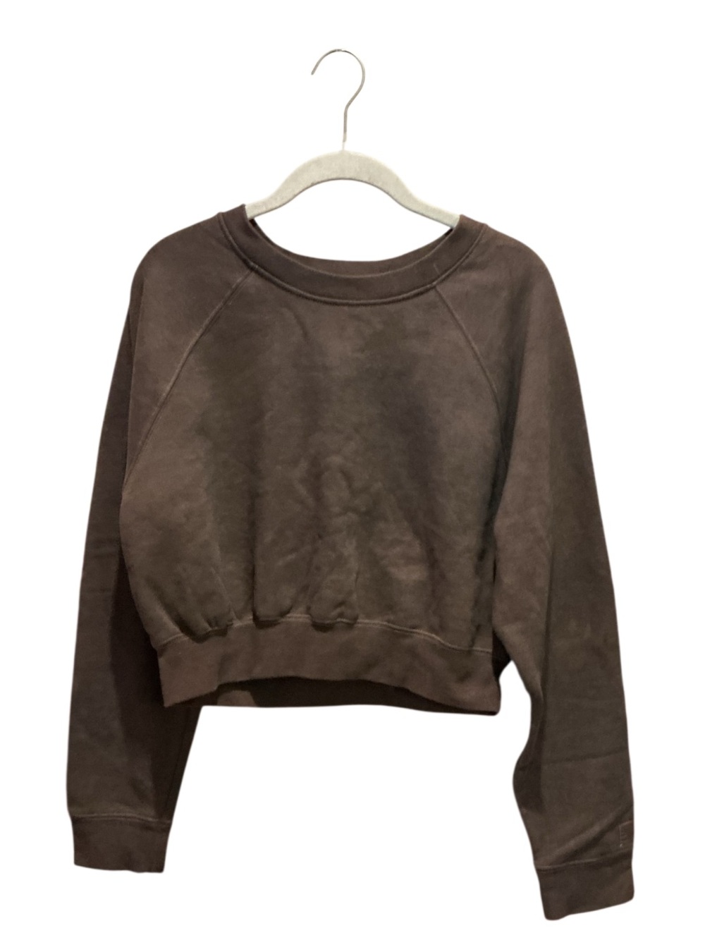 RSQ Women’s Brown Crop Sweatshirt